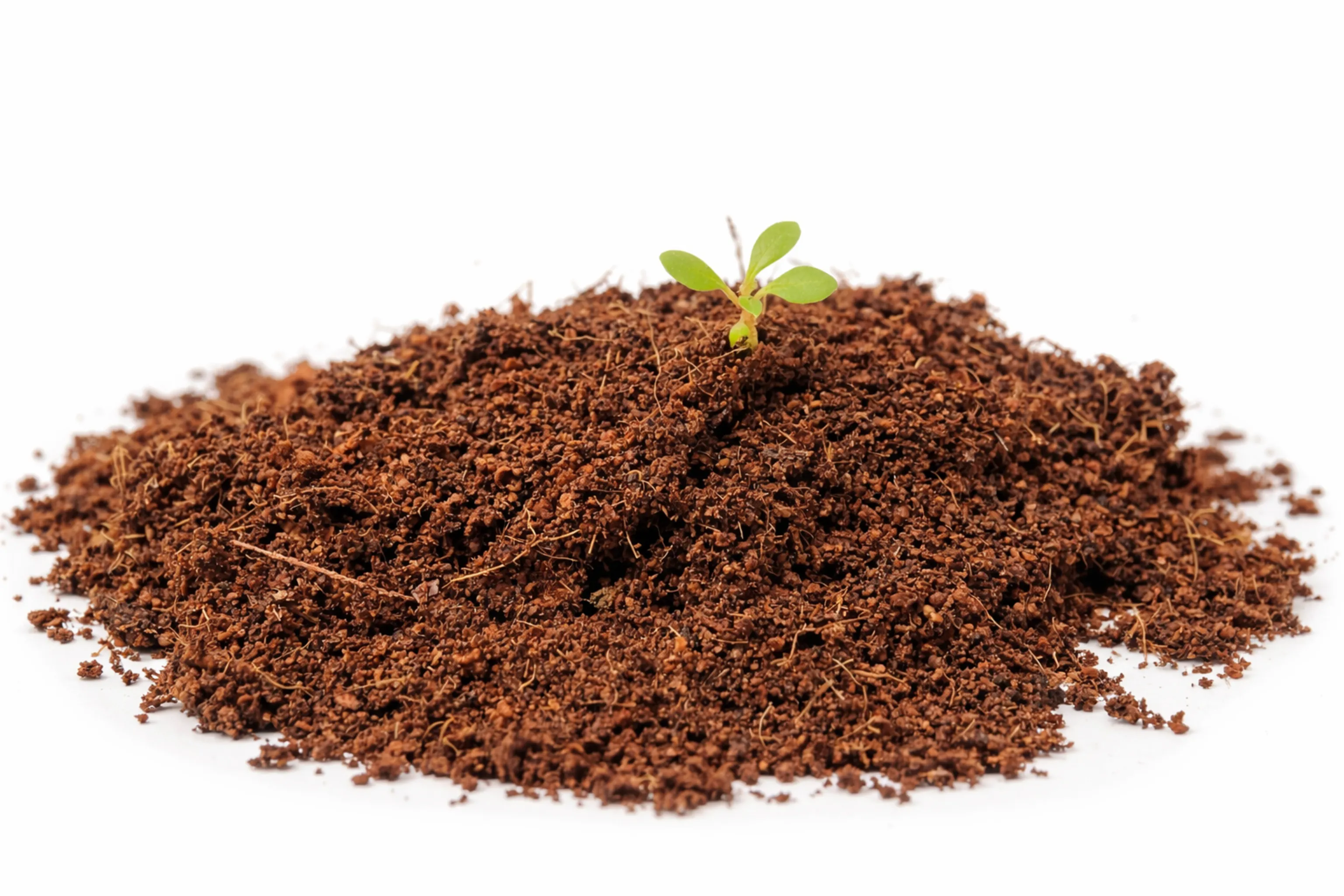 Cocopeat during multi-stage washing to reduce EC levels